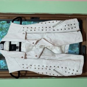Forever 21 Studded Leather Vest